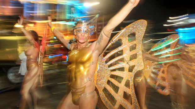 Sydney's  Gay and Lesbian Mardi Gras is one of the world's biggest celebrations of  lesbian, gay, bisexual, transgender and intersex  pride and culture. 