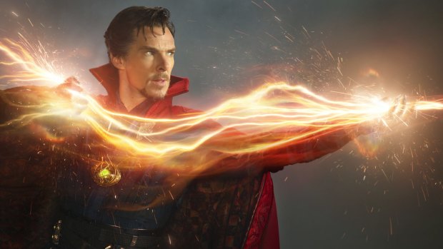 Benedict Cumberbatch stars as Doctor Stephen Strange in Marvel's <i>Doctor Strange</i>.