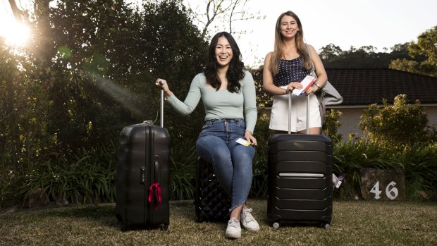 Daphne Lin and Tia Dolan, both 24, recently told Traveller that holidays in Australia were too expensive for young people.