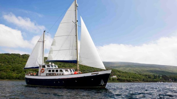 St Hilda cruises the west coast of Scotland and its islands.