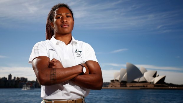 Bring it on: Ellia Green is ready for Australia Day.