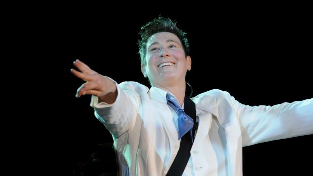 Singer k.d. lang. No teenager should be forced to watch her film, <i>Salmonberries</i>. It's boring.