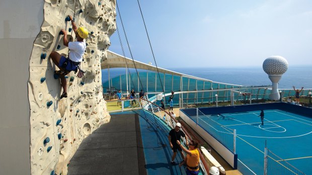 There's plenty of outdoors fun on Royal Caribbean's Voyager of the Seas.