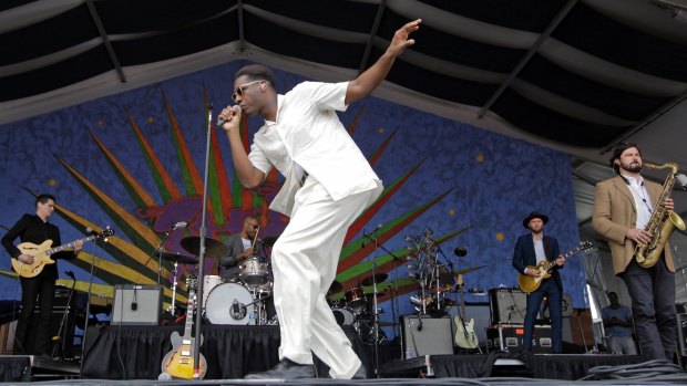 Leon Bridges looks and sounds like a performer from another era.