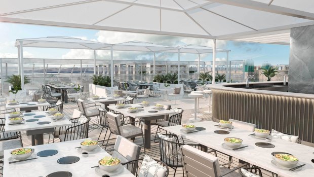 Global Dream was also set to feature Dream Cruises' lavish retreat, The Palace, available exclusively to suite guests. The Palace comprises a private all-inclusive clubhouse spanning four decks, with 152 suites and a private pool, sundeck and restaurant.