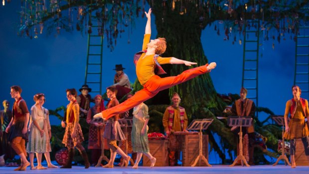 Leap of imagination: Steven McRae (Florizel) in the Royal Ballet's magical production.