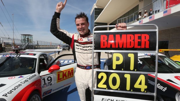Bamber won the 2014 Porsche Supercup title in his rookie season putting him on the fast-track to the top of sports car racing.
