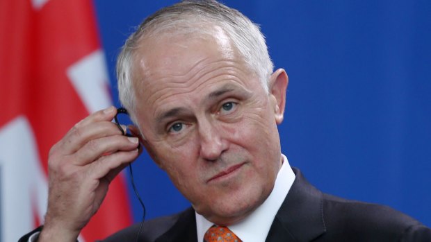 Prime Minister Malcolm Turnbull .