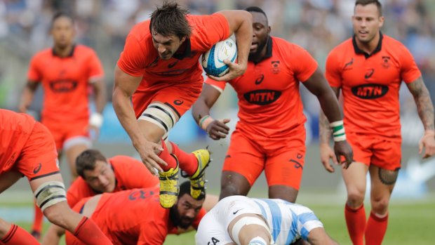Run over: South Africa were dominant in their win over Argentina.