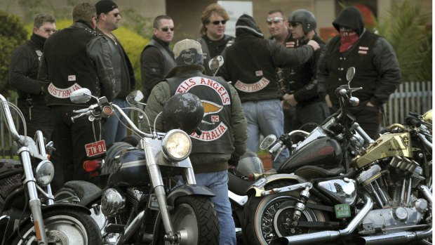 The business side of motorcyle clubs such as Hells Angels is seldom seen in public.