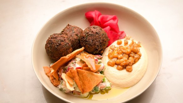 Falafel salad.