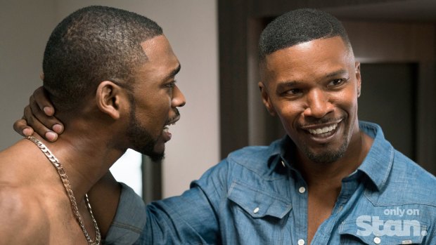 Pharoah says the idea for White Famous came from Jamie Foxx.