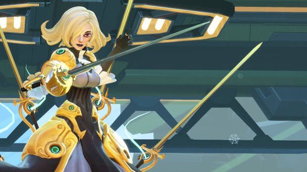 Being from entirely different civilisations, each character in <i>Battleborn</i> has a unique style. Phoebe is a rapier-wielding telepath.