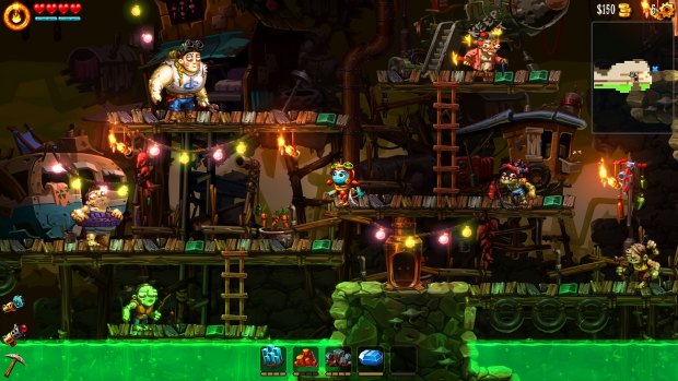Humans exist in the robot-dominated Steamworld universe, but they're a little off.