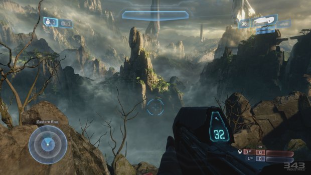 The completely remade <i>Halo 2</i> multiplayer maps, which are included in addition to their original inspirations, are some of the best-looking aspects of <i>MCC</i>.