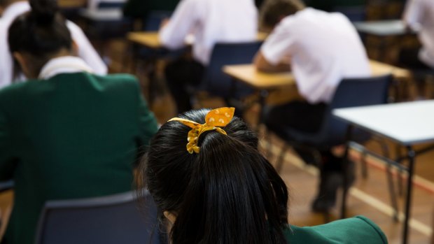 Students at a Sydney school will have to re-sit their HSC trials after the theft of exam papers. 
