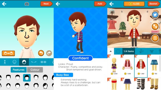 First steps: create your Mii and get it some cool clothes.