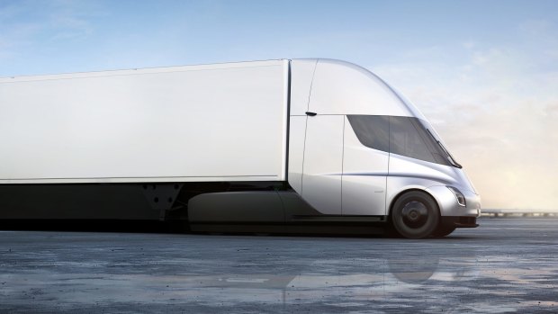 The roadster was unveiled theatrically during the launch of a prototype electric truck, dubbed the Tesla Semi.