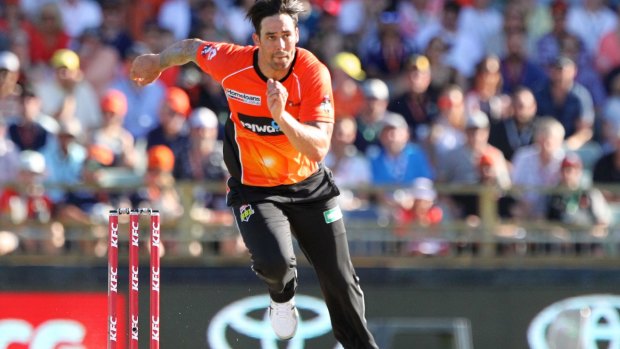 Mitchell Johnson will fire up for the Scorchers in the Big Bash.
