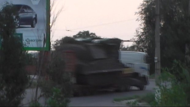 The Ukrainian Interior Ministry claims this was the Buk missile launcher that was used to shoot down the plane.