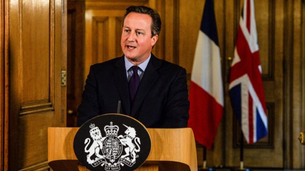 British Prime Minister David Cameron after chairing an emergency meeting of his security committee on Saturday.