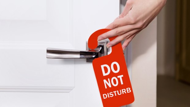 Some hotels are changing their rules about 'Do Not Disturb' signs.