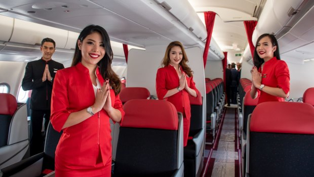 AirAsia's regular crew uniforms have been criticised.