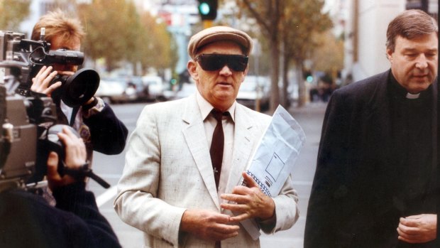 Gerald Ridsdale, one of Australia's worst sex offenders, was supported during a court appearance in 1993 by Catholic Church leader George Pell. 