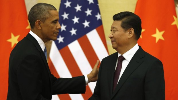 Important advancement: US President Barack Obama and Chinese President Xi Jinping.