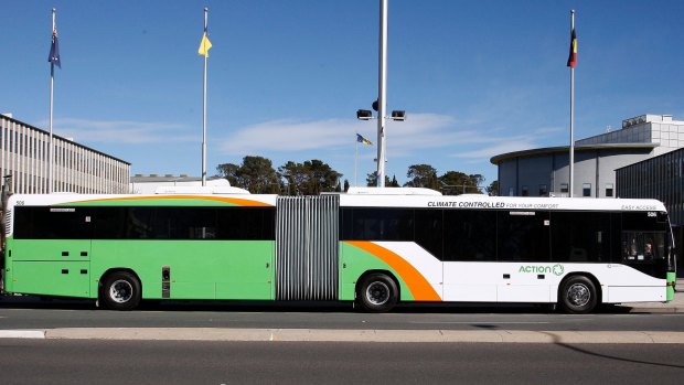 Even articulated buses aren't solving capacity issues on Belconnen's public transport network. 