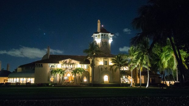 Donald Trump's Mar-a-Lago resort, the so-called winter White House, in Palm Beach, Florida.