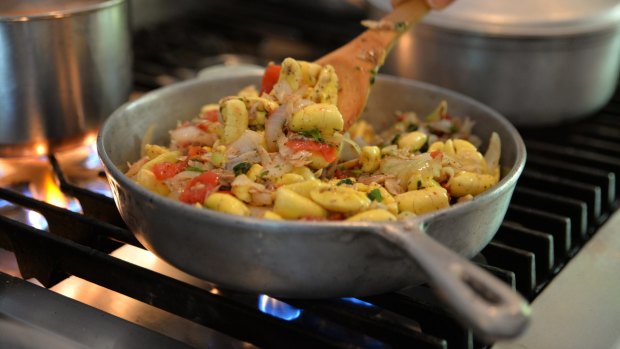 Island soul food at its finest: ackee and saltfish. 