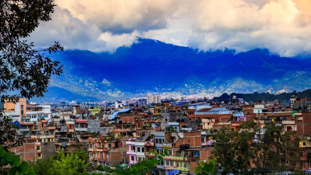 Kathmandu, the capital of Nepal.