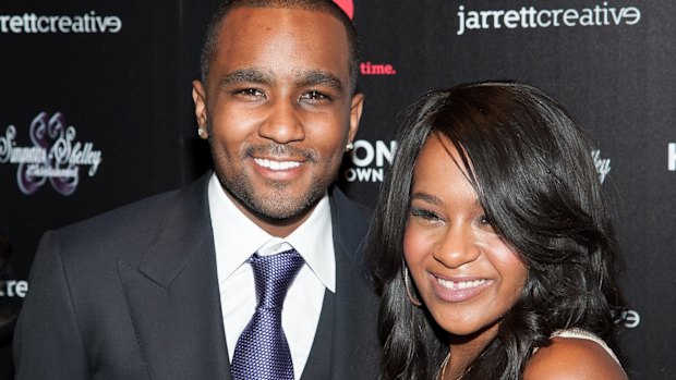 Deteriorating: Bobbi Kristina Brown, pictured with Nick Gordon.