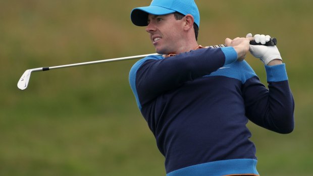 McIlroy gets comfortable at Royal Troon.