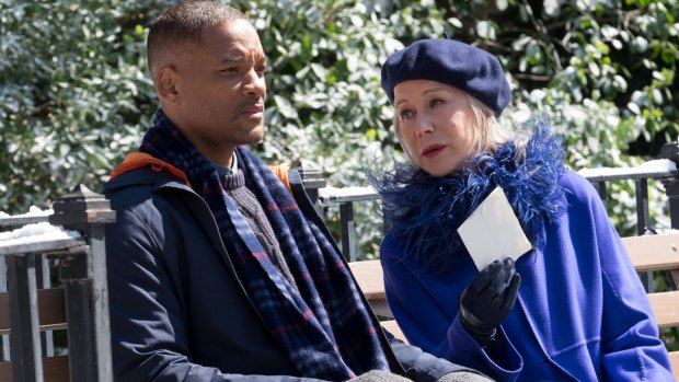 Will Smith and Helen Mirren star in <I>Collateral Beauty</I>.