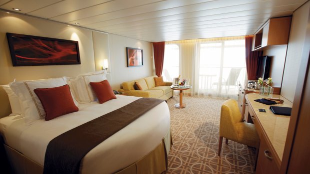 Celebrity Silhouette's stylish lodgings.