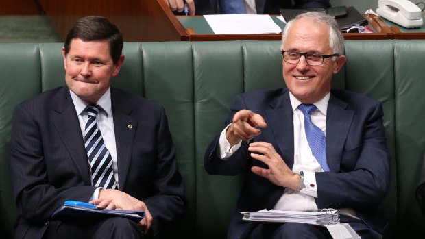 Kevin Andrews alongside Malcolm Turnbull when they were both on the front bench.