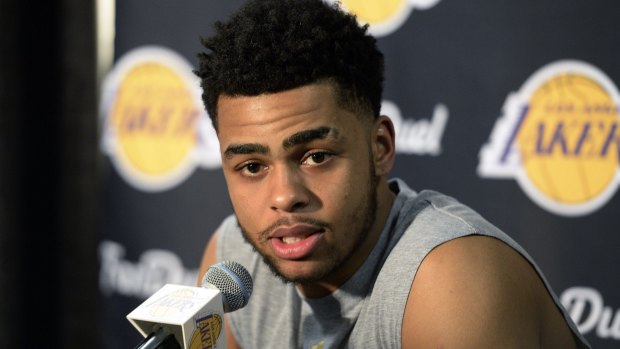 D'Angelo Russell apologises for taping teammate Nick Young talking about being with women other than his fiancee, Iggy Azalea.