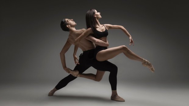 Melbourne Ballet Company's Being and Time dancers Alexander Bryce and Marsha Pecker.