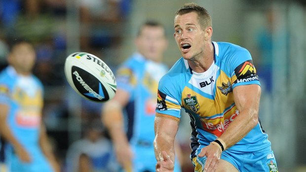 Charged: Former Gold Coast Titans player Ashley Harrison.
