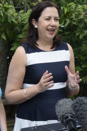 Education Minister Kate Jones and Premier Annastacia Palaszczuk under fire as Cairns MP Rob Pyne asks about funding for Cairns State High School.