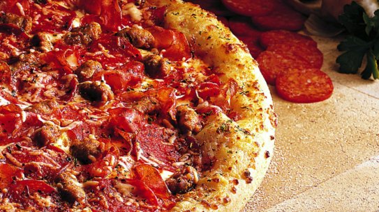 Domino's Meatsa Trio.