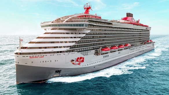 Scarlet Lady carries up to 2770 passengers.