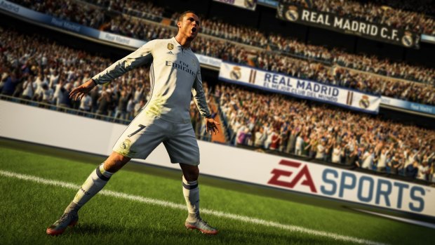 The legendary Ronaldo features throughout FIFA 18, not just on the cover but in the story mode and Ultimate Team.
