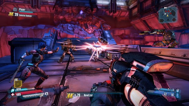 Tacked on: Many of the characters and their abilities are pulled from existing "Borderlands" lore.