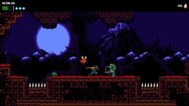  A still from the game the Messenger.