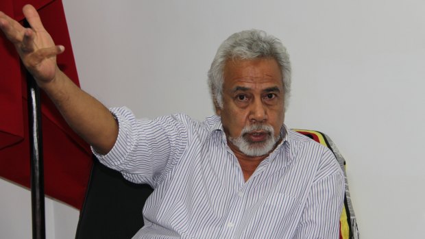 Xanana Gusmao, Prime Minister of East Timor.