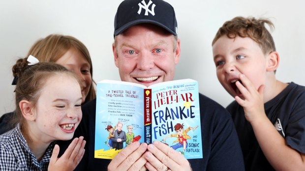 Now top of the pops with Kids: Peter Helliar and his first children's book, Frankie Fish and the Sonic Suitcase.