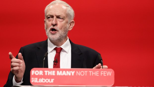 Jeremy Corbyn, leader of the UK opposition Labour Party